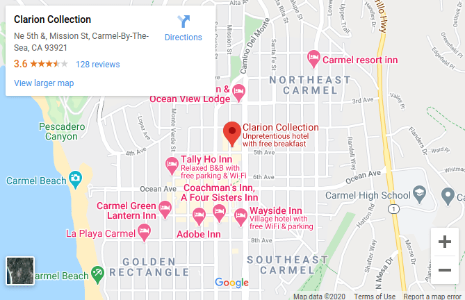 google maps preview of property location